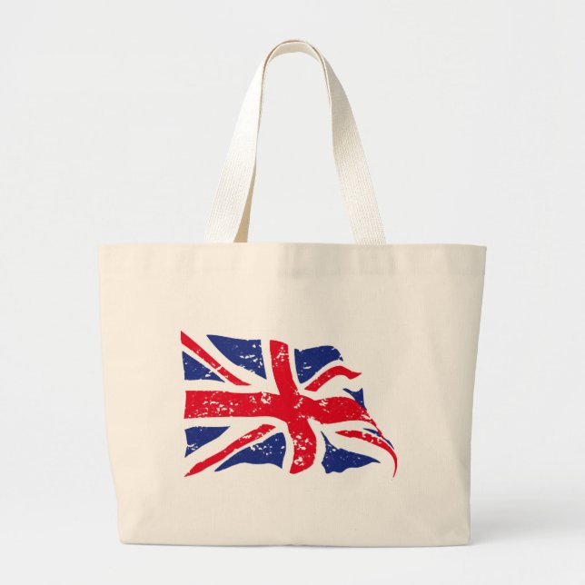Grand Tote Bag Drapeau du Royaume-Uni (Devant)