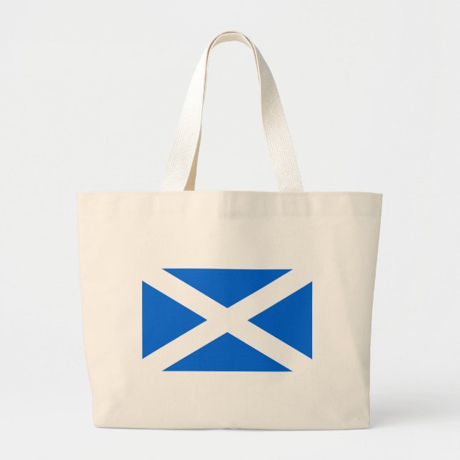 Grand Tote Bag Drapeau écossais jtcn (Devant)