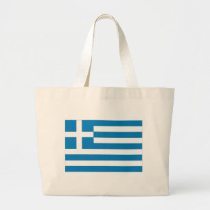 Grand Tote Bag Drapeau grec