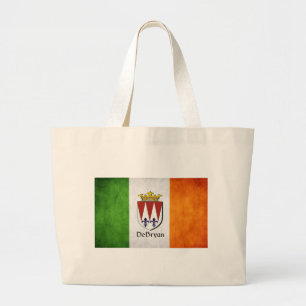 Grand Tote Bag Drapeau irlandais DeBryan