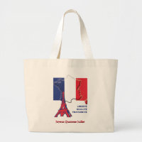 Drapeau patriotique français BASTILLE DAME 