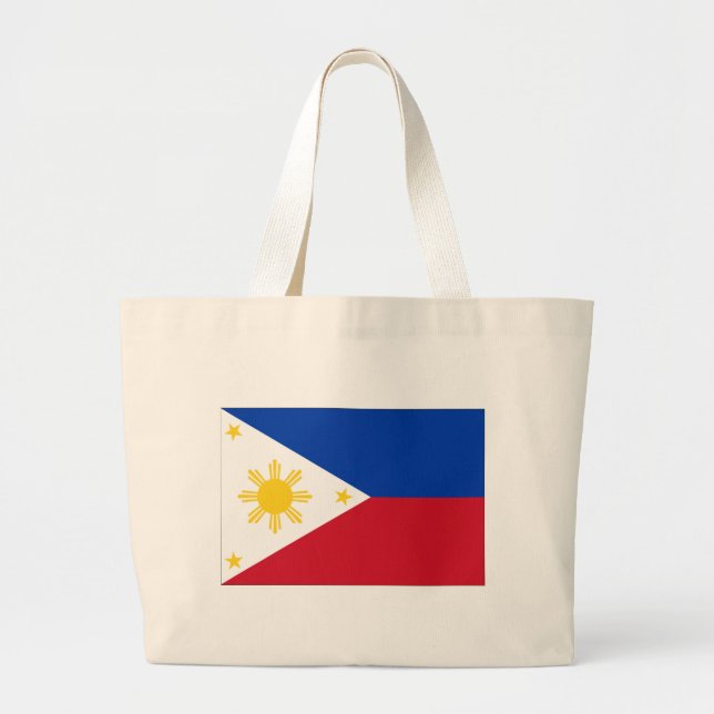 Grand Tote Bag Drapeau philippin (Devant)