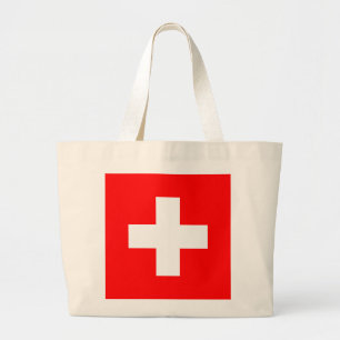 Grand Tote Bag Drapeau Suisse