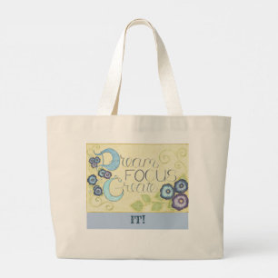 Grand Tote Bag Dream Focus Créez-Le ! Fourre-tout Jumbo