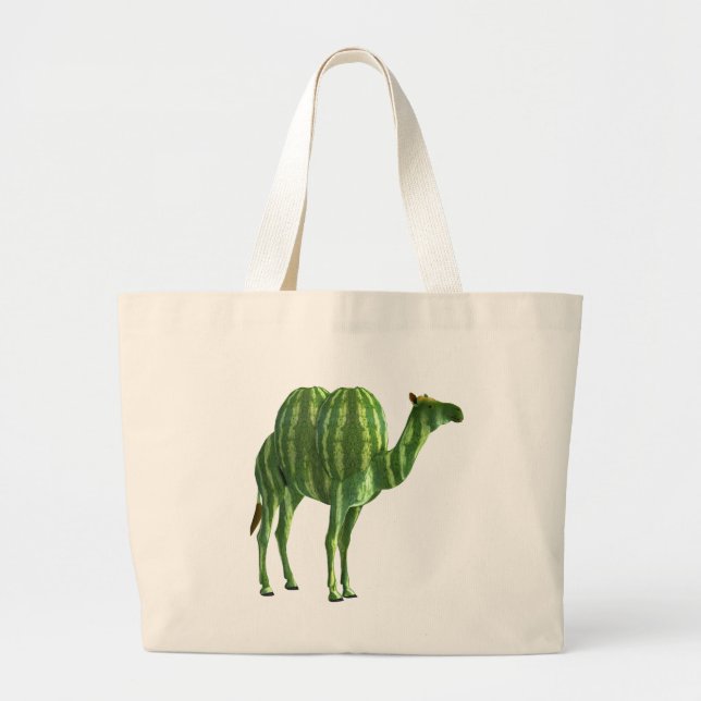 Grand Tote Bag Dromedale de la journée nationale de la pastèque (Devant)