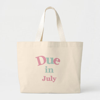 Grand Tote Bag Dû rose en juillet
