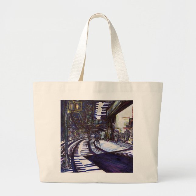 Grand Tote Bag Dusting the Piano (Devant)