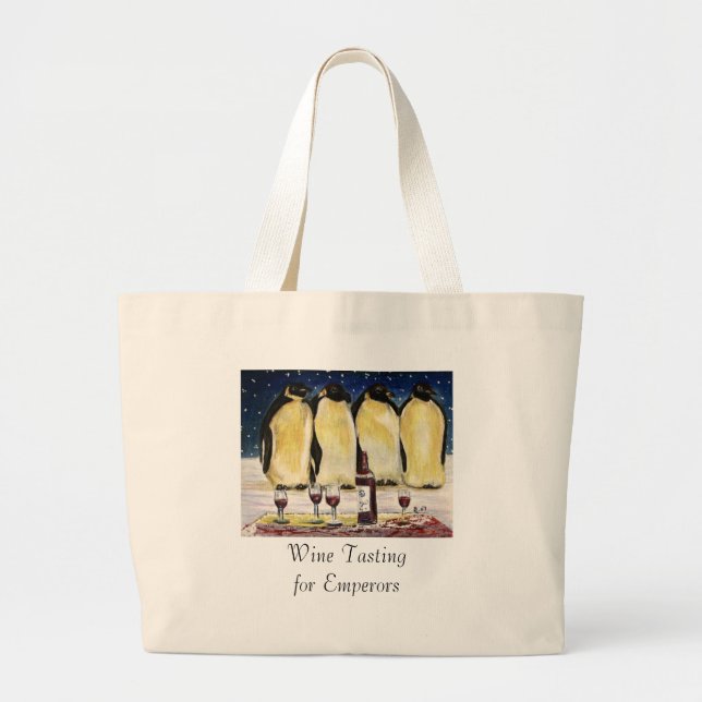 Grand Tote Bag Échantillon de vin pour des empereurs (Devant)