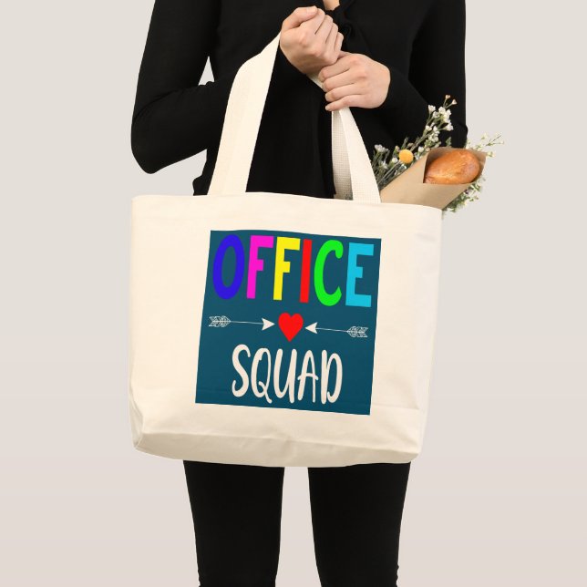 Grand Tote Bag École auxiliaire administrative de l'escadron de b (Devant (produit))