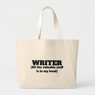 Grand Tote Bag Écrivain Drôle