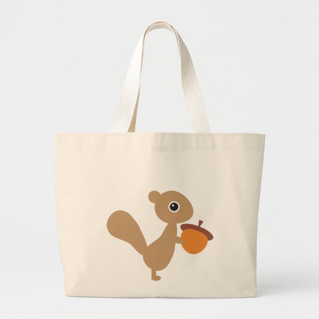 Grand Tote Bag Écureuil ! (Devant)