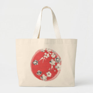 Grand Tote Bag Éléphant en soie japonais fourre-tout de