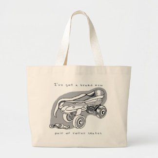 Grand Tote Bag Éléphant Fourre-tout de clé de patin de rouleau