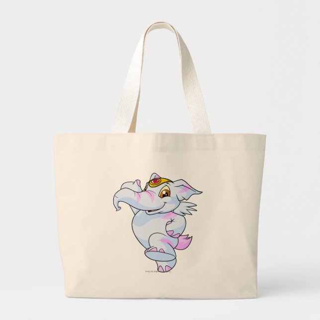 Grand Tote Bag Elephante a barré (Devant)