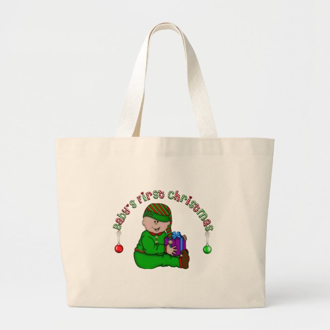 Grand Tote Bag Elf Baby - Chemises et cadeaux latino (Devant)