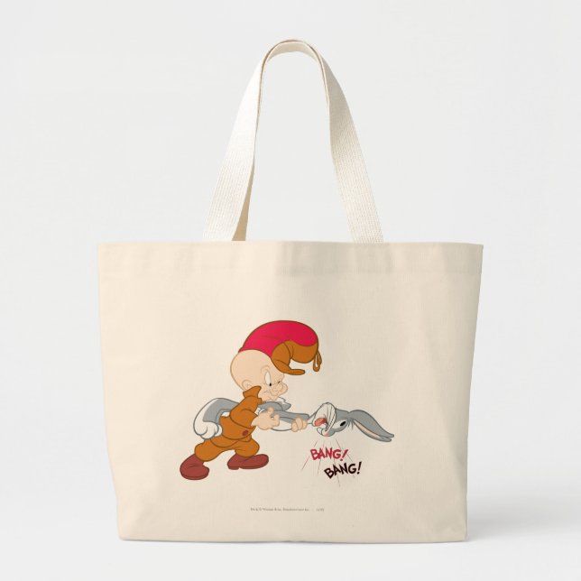 Grand Tote Bag ELMER FUDD™ et BUGS BUNNY™ (Devant)