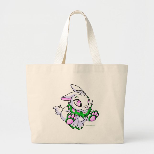 Grand Tote Bag Emballage de Cybunny vert (Devant)