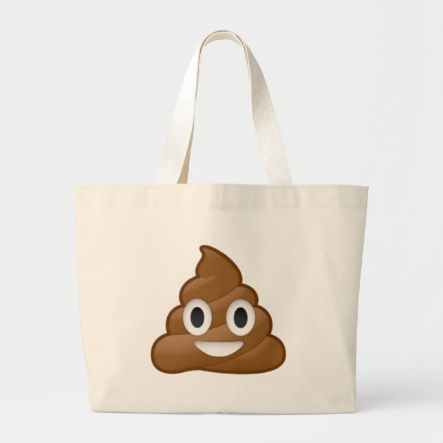 Grand Tote Bag Emoji de dunette (Devant)