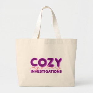 Grand Tote Bag Enquêtes sur le mystère cosy Fourre-tout