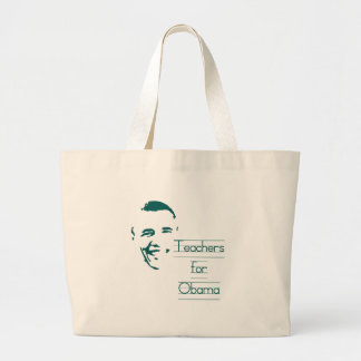 Grand Tote Bag Enseignants pour Obama