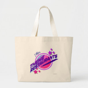 Grand Tote Bag Enseigne de restaurant sur le thème Néo Épique Par