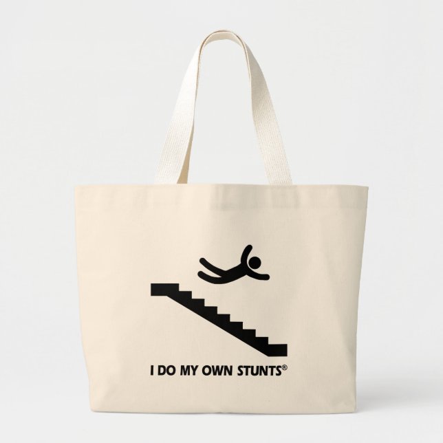 Grand Tote Bag Escaliers mes propres cascades (Devant)