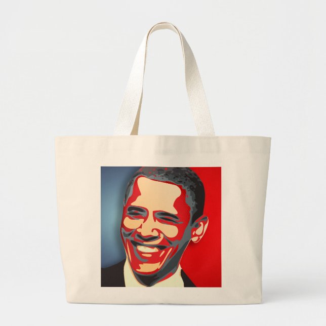 Grand Tote Bag Espoir gagné - Barack Obama (Devant)
