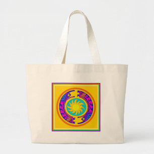 Grand Tote Bag Esprits arc-en-ciel amérindiens