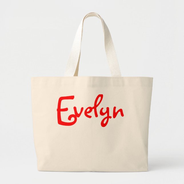 Grand Tote Bag Evelyn - Jumbo Canvas Fourre-tout (Devant)