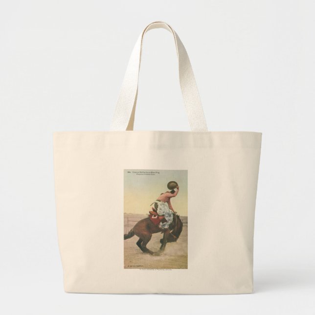 Grand Tote Bag Everett McGucin des jours bleus de frontière de (Devant)