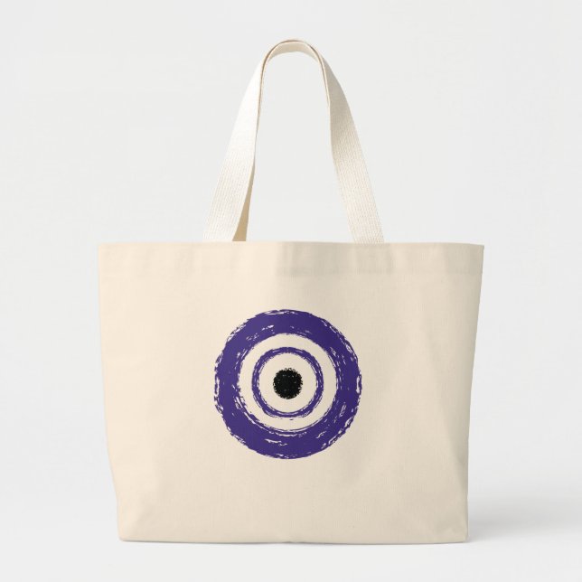 Grand Tote Bag Evil Eye t-shirt (Devant)