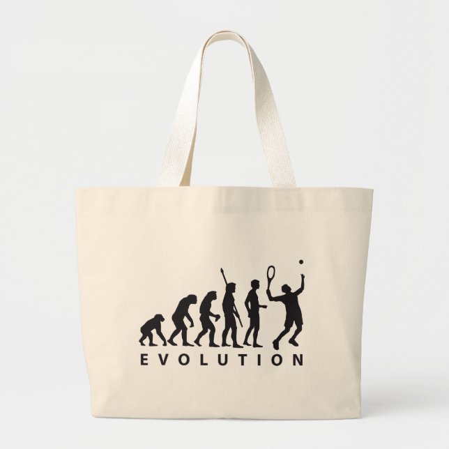 Grand Tote Bag évolution tennis (Devant)