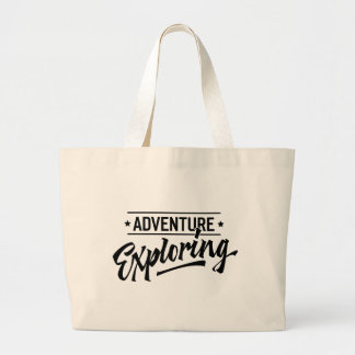 Grand Tote Bag Exploration aventure