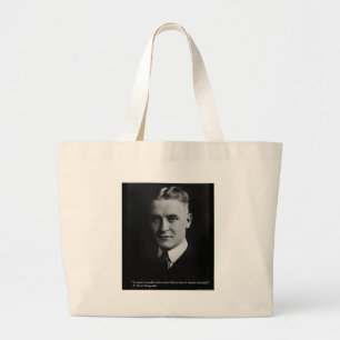 Grand Tote Bag F Scott Fitzgerald Cadeaux et T-shirts de curiosit