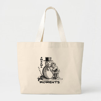 Grand Tote Bag "Faire place à la chaleur et à la joie de l’hiver"
