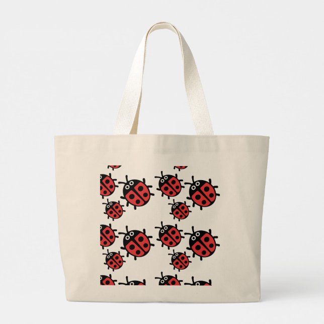 Grand Tote Bag Famille des enfants mignonnes (Dos)
