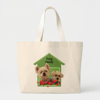 Grand Tote Bag Famille personnalisée