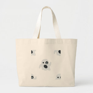 Grand Tote Bag fantôme émoji
