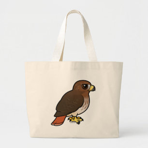 Grand Tote Bag faucon Rouge-coupé la queue