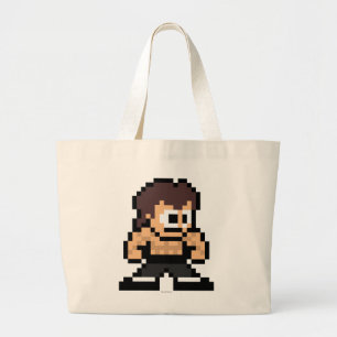 Grand Tote Bag Fei à 8 bits longtemps