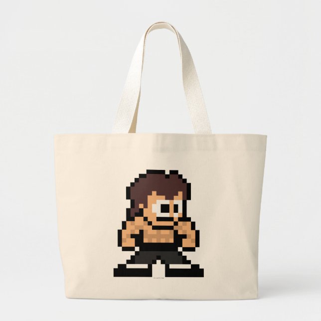 Grand Tote Bag Fei à 8 bits longtemps (Devant)