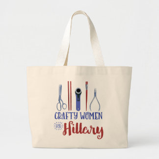 Grand Tote Bag Femmes astucieuses pour Hillary Fourre-tout