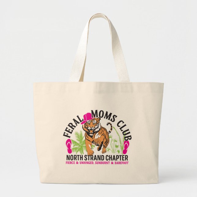 Grand Tote Bag Feral Moms Club Fourre-tout (Devant)