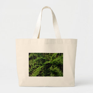 Grand Tote Bag Fermes botaniques vertes