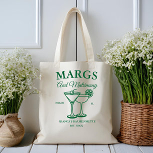 Grand Tote Bag Fêtes de fiançailles de plage Margs et Matrimony