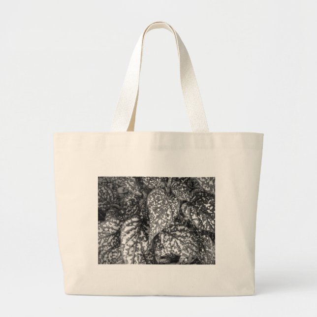 Grand Tote Bag Feuilles localisés (Devant)