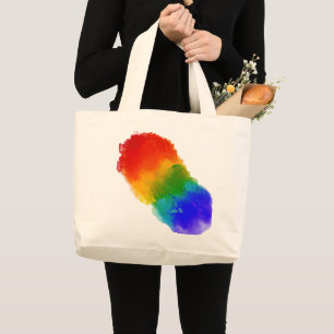 Grand Tote Bag Fierté moderne de SlipperyJoe éclaboussure d'énerg