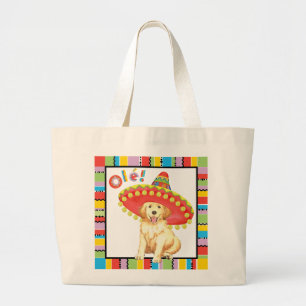 Grand Tote Bag Fiesta Golden Retriever