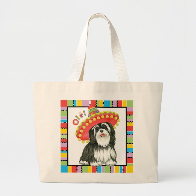 Grand Tote Bag Fiesta Havanese (Devant)