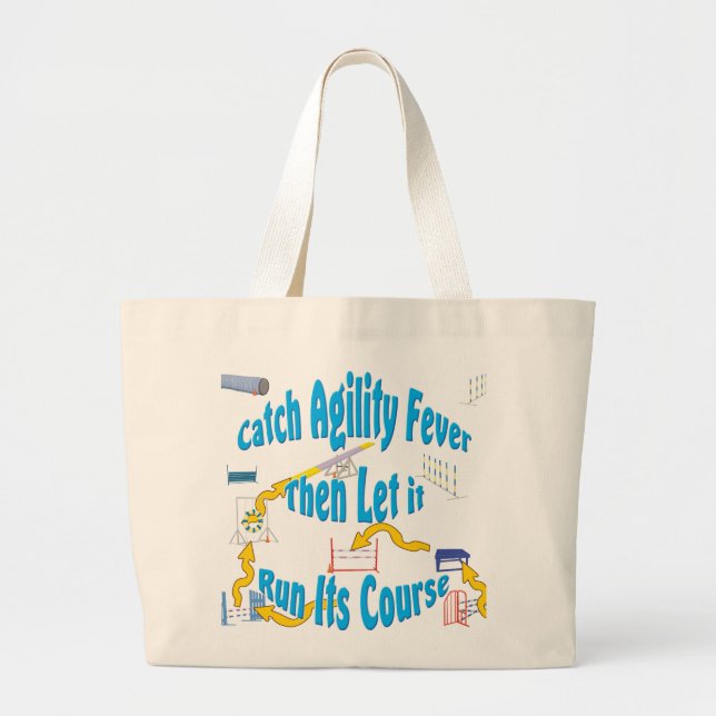 Grand Tote Bag Fièvre d'agilité (Devant)